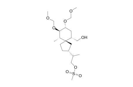 Methanesulfonic acid 2-((2R,5R,6S,7R,8R,10S)-10-hydroxymethyl-7,8-bis-methoxymethoxy-6-methyl-spiro[4.5]dec-2-yl)-propyl ester