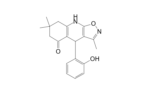4-(2-Hydroxyphenyl)-3,7,7-trimethyl-4,7,8,9-tetrahydroisoxazolo[5,4-b]quinolin-5(6H)-one