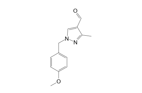 1-(4-methoxybenzyl)-3-methyl-pyrazole-4-carbaldehyde