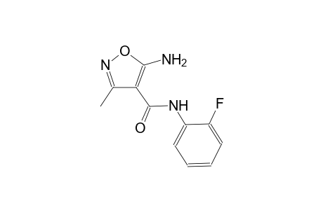5-Amino-N-(2-fluorophenyl)-3-methyl-4-isoxazolecarboxamide