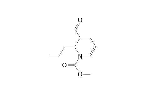 1(2H)-Pyridinecarboxylic acid, 3-formyl-2-(2-propenyl)-, methyl ester