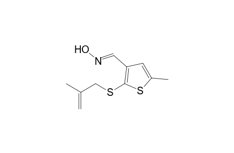 2-[(2'-Methylallyl)thio]-5-methylthiophene-3-formyloxime