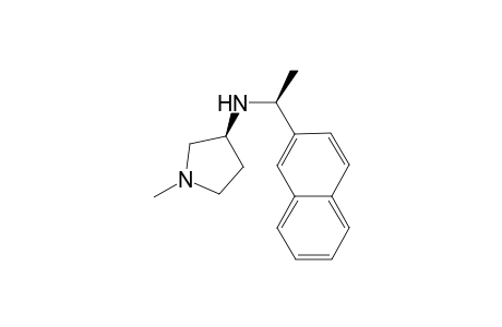 N-Methyl-3(S)-(1-(S)-.beta.-naphthylethyl)aminopyrrolidine