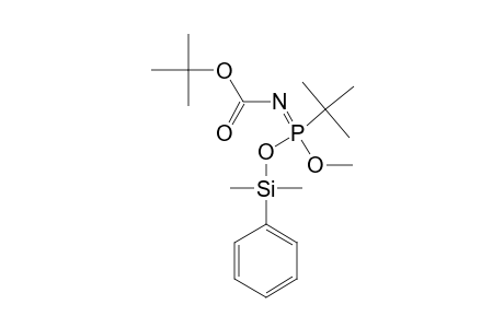 N-[tert-butyl-(dimethyl-phenyl-silyl)oxy-methoxy-phosphoranylidene]carbamic acid tert-butyl ester