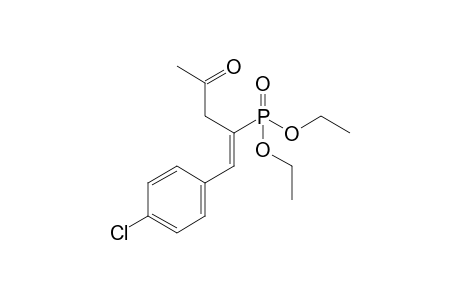 (E)-5-(4-chlorophenyl)-4-diethoxyphosphoryl-4-penten-2-one