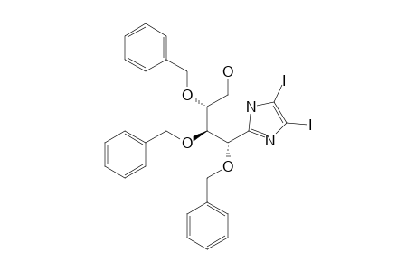 (2R,3R,4S)-2,3,4-TRIS-(BENZYLOXY)-4-(4,5-DIIODO-1H-IMIDAZOL-2-YL)-BUTAN-1-OL