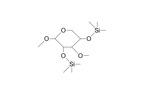 Methyl-3-O-methyl-2,4-bis-O-trimethylsilyl.beta.-D-xylopyranosid