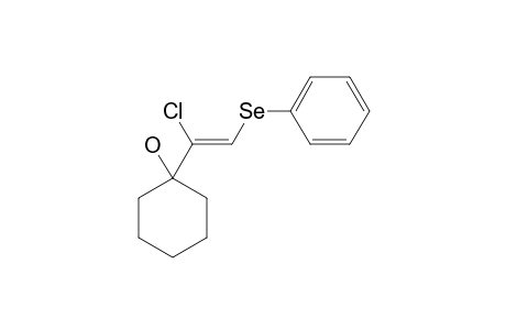 1-(E-2'-PHENYLSELENO-1'-CHLOROETHENYL)-CYCLOHEXANOL
