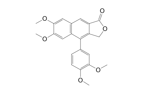 6,7-dimethoxy-4-(3,4-dimethoxyphenyl)naphtho[2,3,-c]furan-1(3H)-one