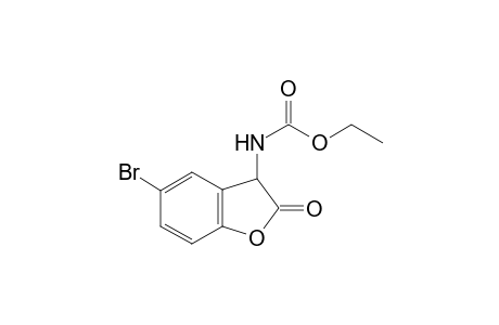 Ethyl (5-bromo-2-oxo-2,3-dihydrobenzofuran-3-yl)carbamat