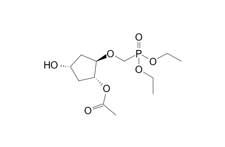 (1S,3R,4R)-3-Acetoxy-4-(diethylphosphono)methoxycyclopentane-1-ol