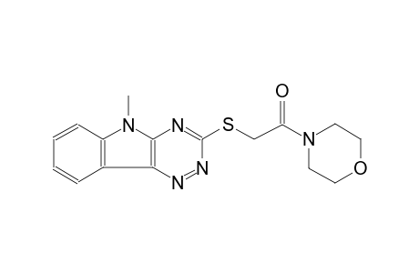 5H-[1,2,4]triazino[5,6-b]indole, 5-methyl-3-[[2-(4-morpholinyl)-2-oxoethyl]thio]-