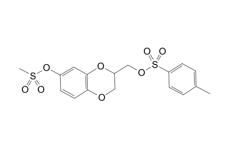 {7-[(Methylsulfonyl)oxy]-2,3-dihydro-1,4-benzodioxin-2-yl}methyl 4-methylbenzenesulfonate