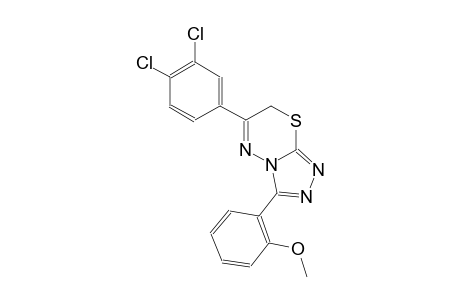 6-(3,4-dichlorophenyl)-3-(2-methoxyphenyl)-7H-[1,2,4]triazolo[3,4-b][1,3,4]thiadiazine