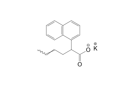 alpha-(2-BUTENYL)-1-NAPHTHALENEACETIC ACID, POTASSIUM SALT