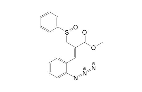 (Z)-Methyl 3-(2-azidophenyl)-2-(phenylsulfinylmethyl)propenoate