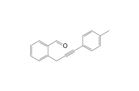 2-[3-(4-methylphenyl)prop-2-ynyl]benzaldehyde