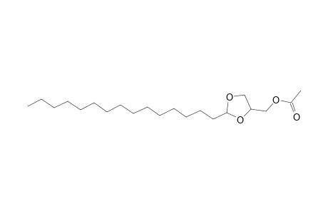 1,3-Dioxolane-4-methanol, 2-pentadecyl-, acetate, trans-