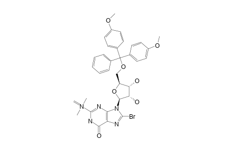 5'-O-DIMETHOXYTRITYL-2N-[(DIMETHYLAMINO)-METHYLENE]-8-BROMOGUANOSINE