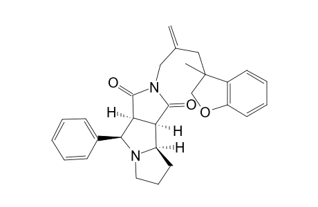 2-[2-(3-Methyl-2,3-dihydrobenzofuran-3-ylmethyl)allyl]-4-phenyl-1,3,3a.alpha.,4.alpha.,6,7,8,8a.alpha.,8b.alpha.-decahydro-1H-pyrrolo[3,4-a]pyrrolizine-1,3-dione