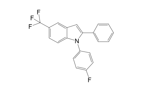 5-Trifluoromethyl-1-(4-fluorophenyl-2-phenyl-1H-indole