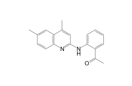 2[(2'-Acetylphenyl)amino]-4,6-dimethylquinoline