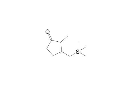 (E/Z)-2-Methyl-3-(trimethylsilylmethyl)cyclopentanone