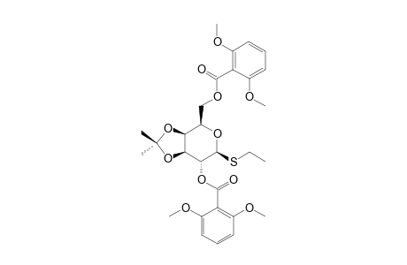 ETHYL-2,6-DI-O-(2,6-DIMETHOXYBENZOYL)-3,4-O-ISOPROPYLIDENE-1-THIO-BETA-D-GALACTOPYRANOSIDE