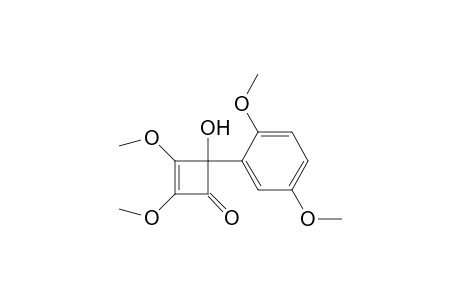 4-Hydroxy-2,3-dimethoxy-4-(2,5-dimethoxyphenyl)cyclobutenone