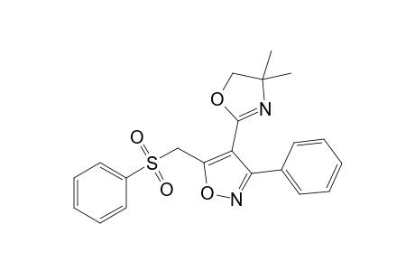 4-(4,4-Dimethyl-4,5-dihydro-2-oxazolinyl)-3-phenyl-5-(phenylsulfonylmethyl)isoxazole