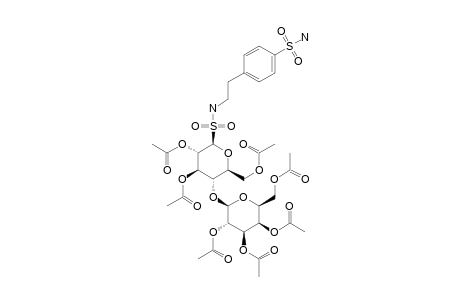 N-4-(AMINOSULFONYL)-PHENETHYL-S-(2,2',3,3',4',6,6'-HEPTA-O-ACETYL-1-THIO-BETA-LACTOSYL)-SULFONAMIDE