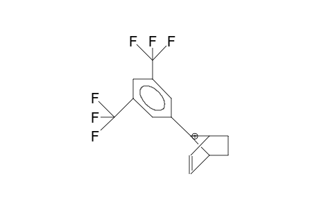 7-(3,5-Bis[trifluoromethyl]-phenyl)-bicyclo(2.2.1)hept-2-en-7-yl cation