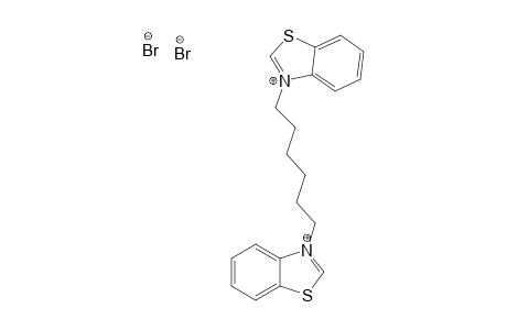 1,6-BIS-(3-BENZOTHIAZOLIO)-HEXANE-DIBROMIDE