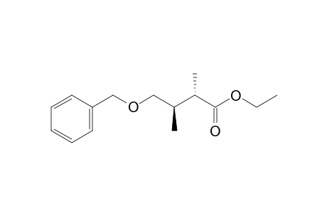 ethyl (2S,3R)-4-benzyloxy-2,3-dimethyl-butanoate