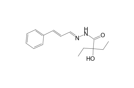 Butanehydrazide, 2-hydroxy-2-ethyl-N2-(3-phenylpropenylideno)-