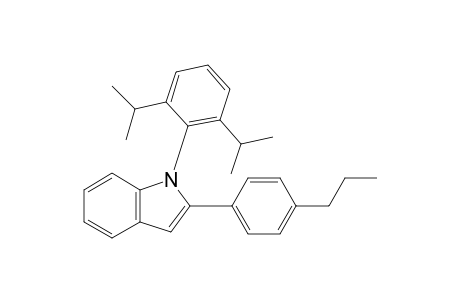 2-(4-n-Propylphenyl)-1-(2,6-di-iso-propylphenyl)-1H-indole