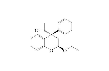 4-Acetyl-2-ethoxy-3,4-dihydro-4-phenyl-2H-1-benzofpyran