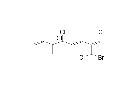 1,3,7-OCTATRIENE, 2-(BROMOCHLOROMETHYL)-1,5,6-TRICHLORO-6-METHYL-