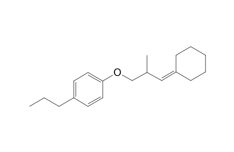 1-(3-Cyclohexylidene-2-methyl-propoxy)-4-propyl-benzene