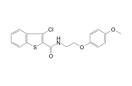 3-Chloro-benzo[b]thiophene-2-carboxylic acid [2-(4-methoxy-phenoxy)-ethyl]-amide