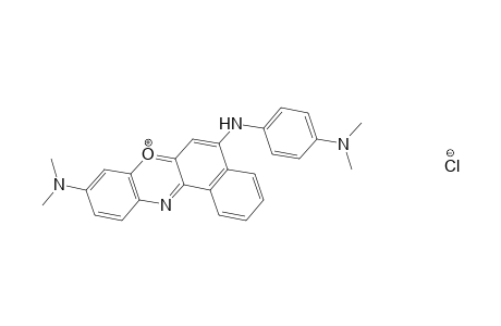 Benzo[a]phenoxazin-7-ium, 9-(dimethylamino)-5-[[4-(dimethylamino)phenyl]amino]-, chloride