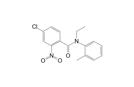 4-Chloro-N-ethyl-N-(2-methylphenyl)-2-nitrobenzamide