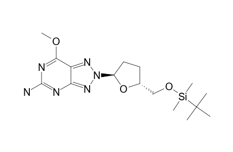 11A;5-AMINO-2-[2,3-DIDEOXY-5-O-[(1,1-DIMETHYLETHYL)-DIMETHYLSILYL]-ALPHA-D-GLYCERO-PENTOFURANOSYL]-7-METHOXY-2H-1,2,3-TRIAZOLO-[4,5-D]-PYRIMIDINE