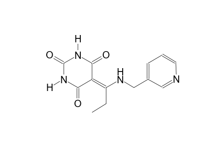 5-{1-[(3-pyridinylmethyl)amino]propylidene}-2,4,6(1H,3H,5H)-pyrimidinetrione