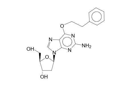 N-[2-Amino-6-(2-phenylethyloxy)-purin-9-yl]-2-deoxy-b-d-ribofuranoside