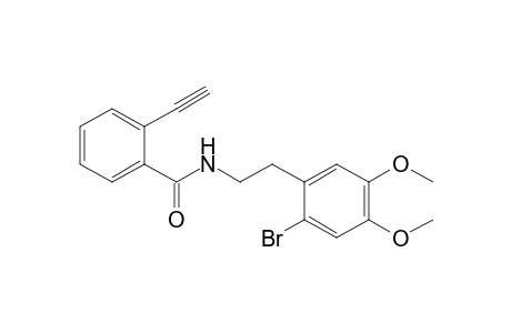 N-[2-(2-Bromo-4,5-dimethoxyphenyl)ethyl]-2-(ethynyl)benzamide