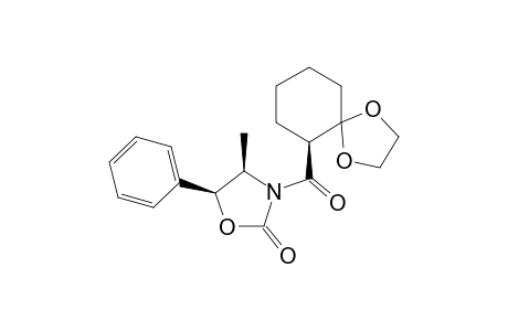 (4R,5S,6'S)-(1',4'-dioxaspiro[4.5]decane-6'-carbonyl)-4-methyl-5-phenyloxazolidin-2-one