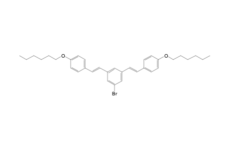 1-bromo-3,5-bis[(E)-2-(4-hexoxyphenyl)ethenyl]benzene
