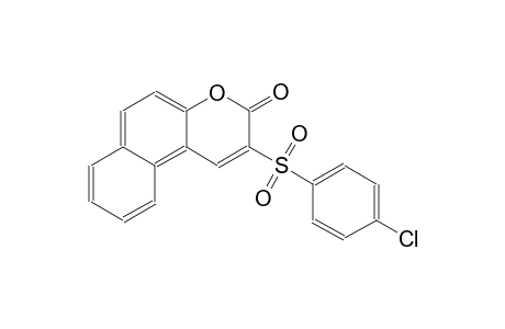 3H-naphtho[2,1-b]pyran-3-one, 2-[(4-chlorophenyl)sulfonyl]-