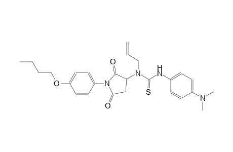 N-allyl-N-[1-(4-butoxyphenyl)-2,5-dioxo-3-pyrrolidinyl]-N'-[4-(dimethylamino)phenyl]thiourea